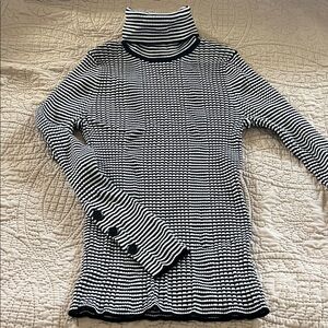 Anthropologie Monochrome Striped Knit